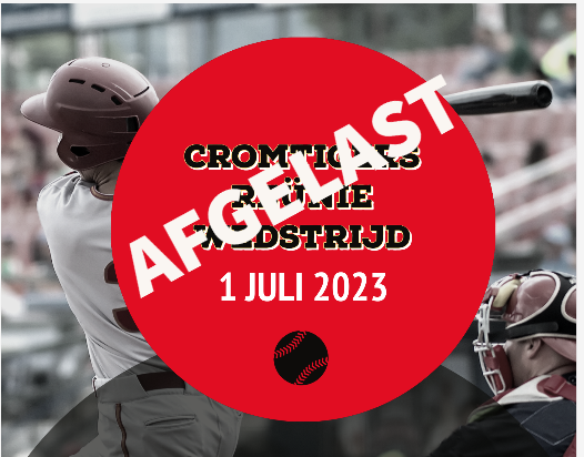 Reünie wedstrijd afgelast.